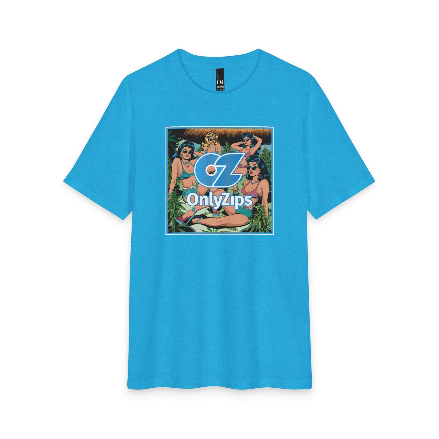 Only Zips Party T-Shirt - Turquoise