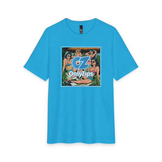 Only Zips Party T-Shirt - Turquoise