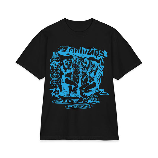 Only Zips Heavyweight Jamboree T-Shirt - Black