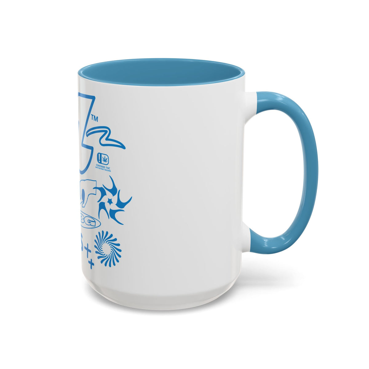 Only Zips Blue Accent Coffee Mug (11/15oz)