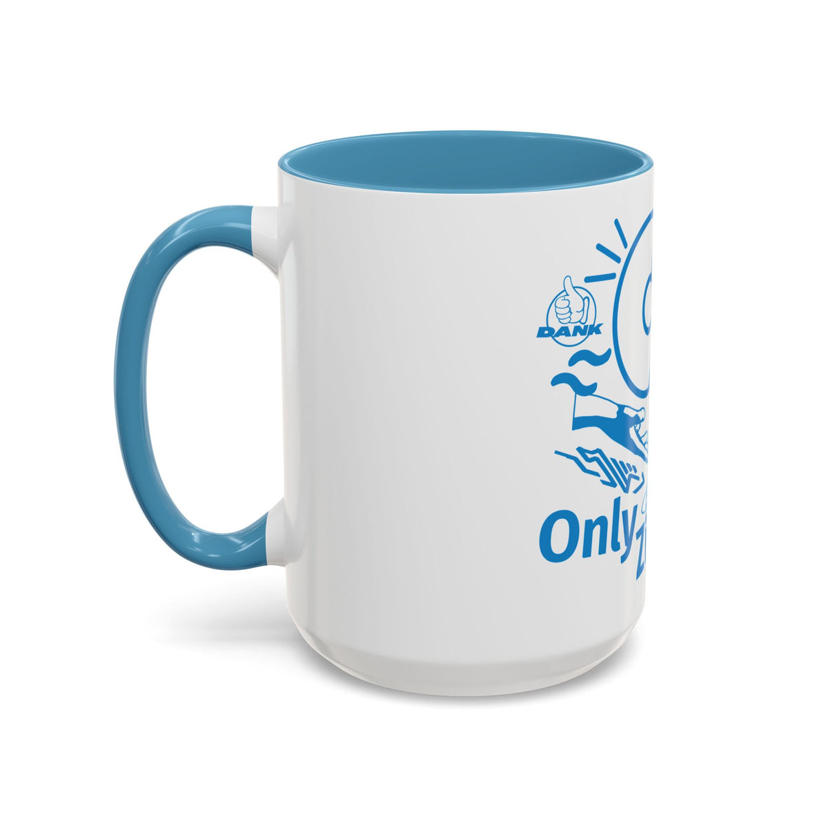 Only Zips Blue Accent Coffee Mug (11/15oz)