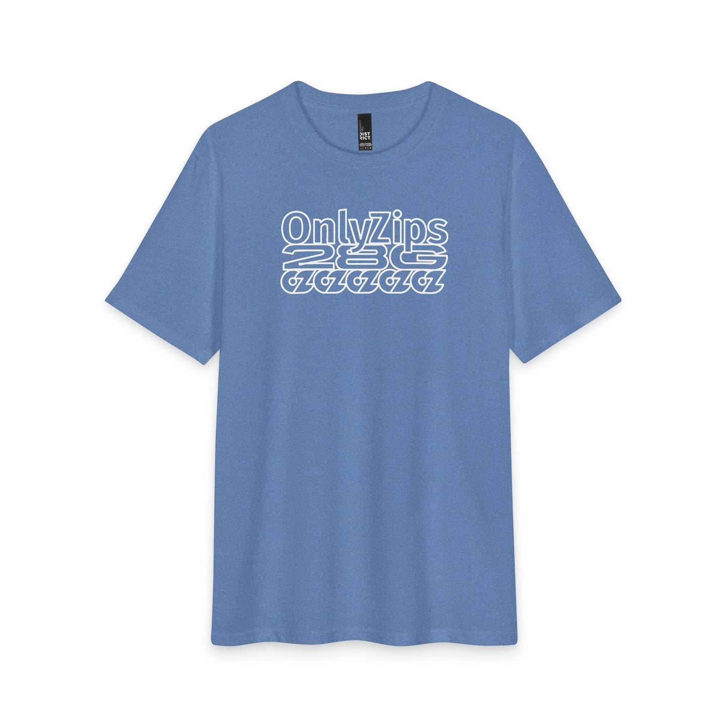 Only Zips 28G T-Shirt - Light Blue