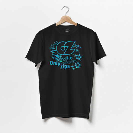 OZ Melange T-Shirt - Black